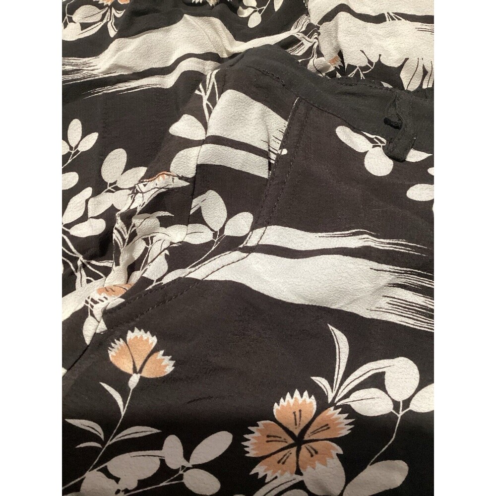 Elevenses Anthropologie Women's Wildflower Joggers in Black Size M Elastic Waist - Picture 7 of 8